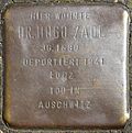 Stolperstein für Dr. Hugo Zade (Salierring 50)