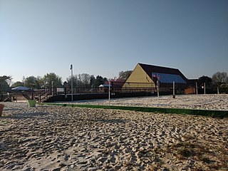 Terrains de beach-volley.