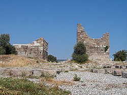 Halikarnasszosz erődítményeinek romjai