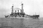L'USS Connecticut avant la Première Guerre mondiale.