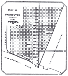 Vancouver Washington Map Outline