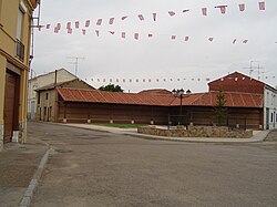 A Plaza Mayor de Villoria de Órbigo