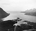 Vista des del coll de Digermulen, a l'illa de Hinnøya. (1909)