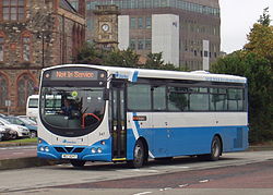 The Wright Eclipse SchoolRun, a school bus body produced in Northern Ireland.