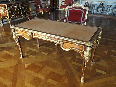 Writing table by Charles Cressent (1730-35)