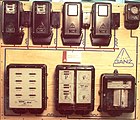 Villamos fogyasztásmérők, kapcsolóórák, ÁMGy termékek (1980)