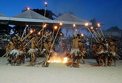 Dança Terena nos Jogos dos Povos Indígenas em Olinda