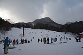 ノルン水上スキー場の下からの吾妻耶山