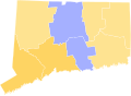 Results for the 1849 Connecticut gubernatorial election by county.