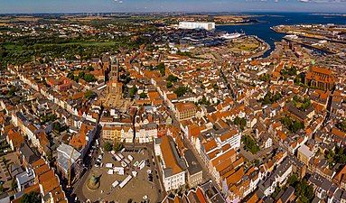 Wismar in de binnenstad