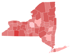 1968 United States Senate election in New York results map by county.svg