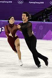 Tessa Virtue and Scott Moir at the 2018 Winter Olympics
