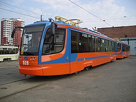 ペルミ市電の主力車両・71-623（2011年撮影）