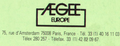Az AEGEE régebbi hivatalos logója
