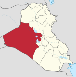 Kaart van Al-Anbar