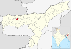 Location in Assam