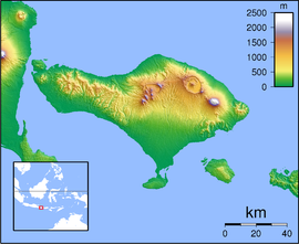 Agung está localizado em: Bali