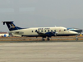 Un Beechcraft 1900D de Buddha Air similaire à celui impliqué dans l'accident.