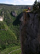 Point de vue du sentier des Vautours, gorges de la Jonte.