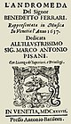 Oper L'Andromeda von Benedetto Ferrari, 1637