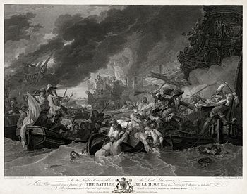 The Battle at La Hogue