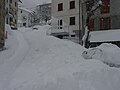 Casoni - strada di cadato con la neve