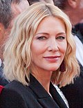 Photo of Cate Blanchett at the 2015 Cannes Film Festival.