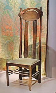 Chair by Charles Rennie Mackintosh (1897–1900)