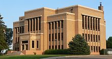 Charles Mix County courthouse from NW 6.JPG