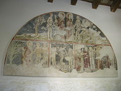 Tempietto longobardo, středověké fresky