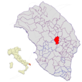 Collocatio finium municipii in Provincia Lupiensi.