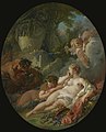 Sleeping bacchantes surprised by Satyr rozm: 77,5 x 63,5 cm