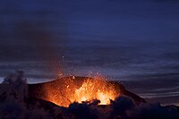 Volcán Eyjafjalla, 27 de marzo de 2010.