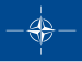 Drapeau de l'OTAN (NATO en langue anglaise).