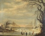 Гейсбрехт Лейтенс. «Зимний пейзаж». 1620-1640.