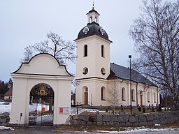 Högsjö nya kyrka i december 2005