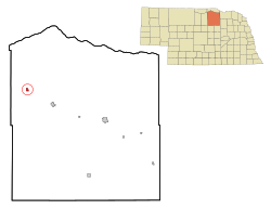 Location of Stuart, Nebraska