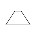 Il trapezioVK isoscele ha i lati obliqui uguali e di conseguenza angoli adiacenti alla base maggiore uguali tra loro così come i due angoli adiacenti alla base minore.