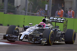 Jenson Button Singaporen GP:ssä vuonna 2014
