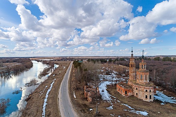 75. Церковь Благовещения, Коленцы, Старожиловский район Автор — Ludvig14