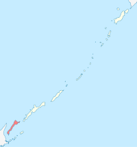 Расположение острова Кунашир