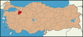Localisation de Bilecik