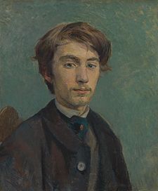 Portrét Émile Bernarda od Henriho de Toulouse-Lautreca z roku 1886