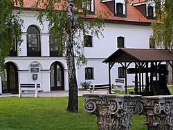 Budova Tekovského muzea v areálu hradu Levice