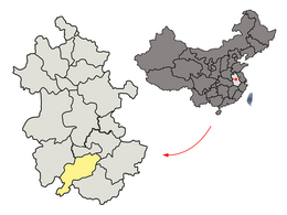 Chizhou – Mappa