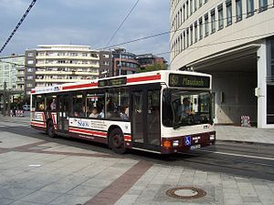 MAN A10/NL 202 buss i Ludswigshafen am Rhein, Tyskland