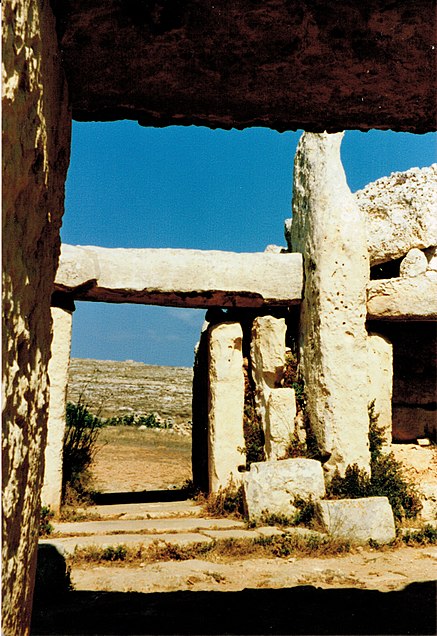 Ancient Mnajdra temple.