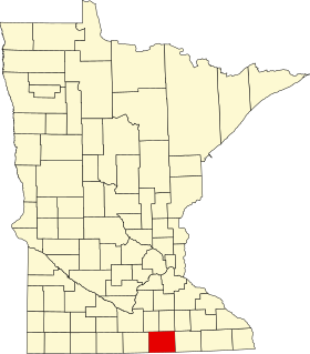 Localisation de Comté de Freeborn(Freeborn County)