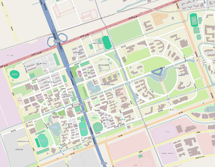 Map of SJTU Minhang Campus.svg