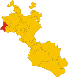 Localisation de Campofranco